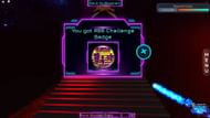 A new interface will pop up once the badge is earned (Image via Conor3D YouTube)